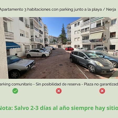 Apartamento 3 Hab Con Parking Junto A La Playa Nerja Exteriér fotografie
